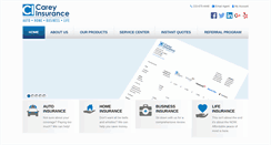 Desktop Screenshot of careyagency.com